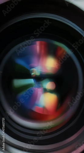 complete intro blur focus effect close photo light sharpened flare dynamic sharp closeup lens motion slowly blue equipment bokeh camera colourful grey reflections bringing colorful technology