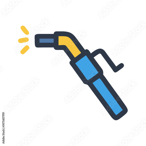 Iconic Welding Torch Symbol: Construction, Craft, and Industry
