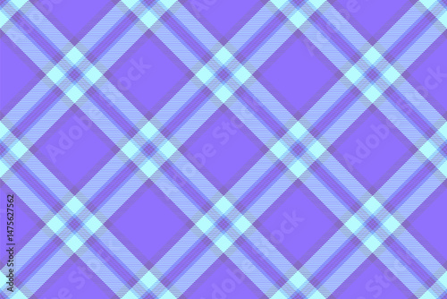 Africa check textile fabric, event plaid seamless texture. Rural background tartan vector pattern in indigo and light colors.