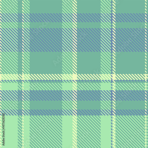 Service plaid textile tartan, collage check seamless vector. Rest fabric background texture pattern in mint and light colors.