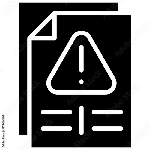 Warning Document Icon