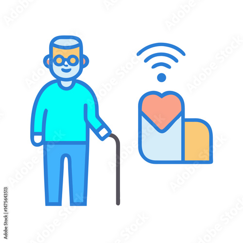 Smart Elderly Care, Remote Monitoring, Health Tech