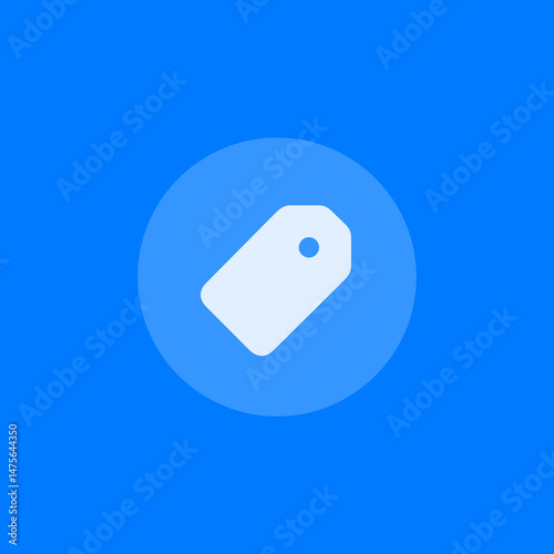 Filled Circular Tag