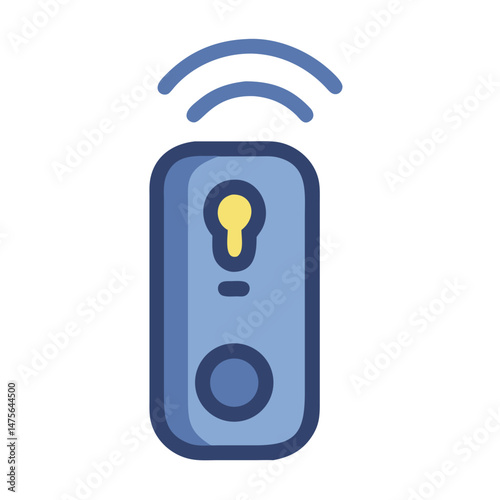 Smart Lock Icon - Wireless Door Access System