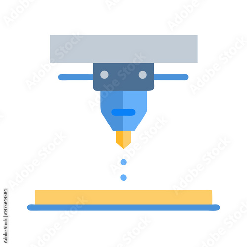 3D printer icon representing additive manufacturing technology