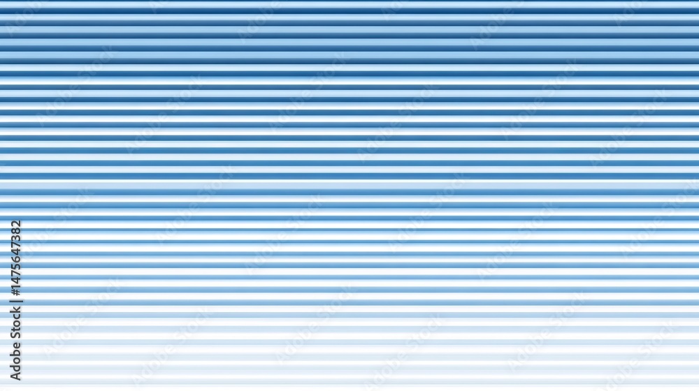 Fototapeta premium Striking Blue Horizontal Lines Pattern