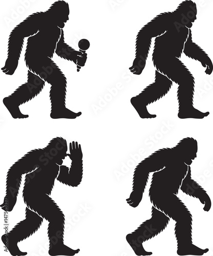 "Bigfoot Silhouette SVG – Funny Sasquatch Design for Shirts & Crafts"

"Gone Squatchin’ SVG – Bigfoot Clipart for Outdoor & Camping Lovers"

"Bigfoot Walking Silhouette – Mythical Creature SVG for DIY