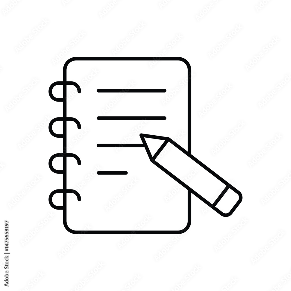 Notes Icon vector Notes Icon vector