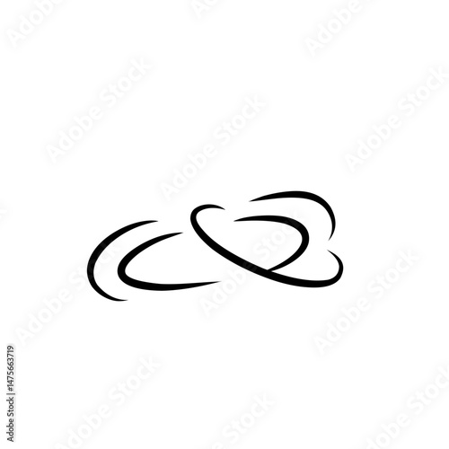 orbit line illustration