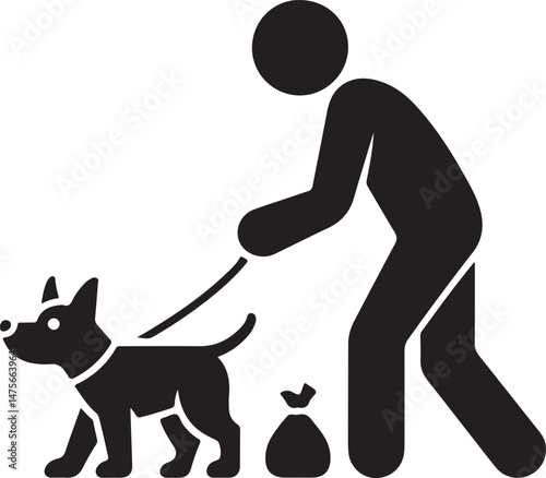 Loyal Dog Sitting Silhouette

Playful Puppy Running Vector

Dog with Paw Up Silhouette Scene

Alert Guard Dog Vector Design

Dog and Owner Walking Silhouette