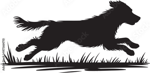 Loyal Dog Sitting Silhouette

Playful Puppy Running Vector

Dog with Paw Up Silhouette Scene

Alert Guard Dog Vector Design

Dog and Owner Walking Silhouette