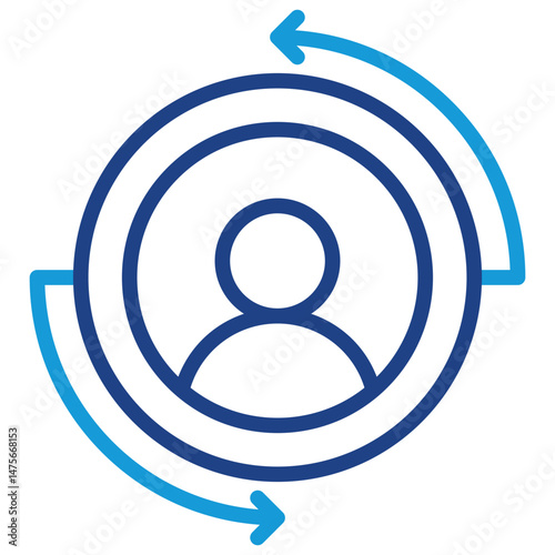  Customer Retention Cycle Icon