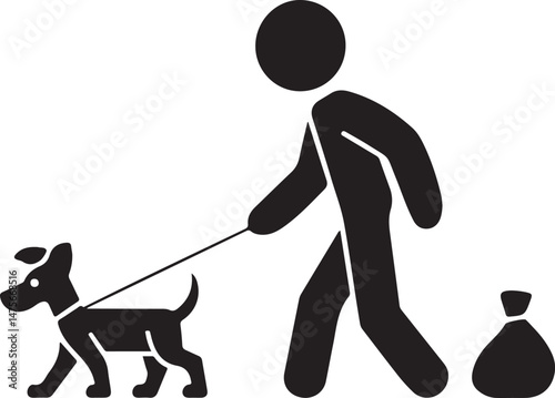 Loyal Dog Sitting Silhouette

Playful Puppy Running Vector

Dog with Paw Up Silhouette Scene

Alert Guard Dog Vector Design

Dog and Owner Walking Silhouette