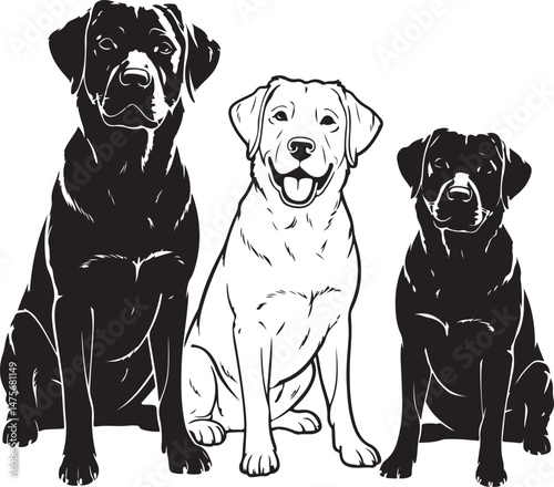 Loyal Dog Sitting Silhouette

Playful Puppy Running Vector

Dog with Paw Up Silhouette Scene

Alert Guard Dog Vector Design

Dog and Owner Walking Silhouette