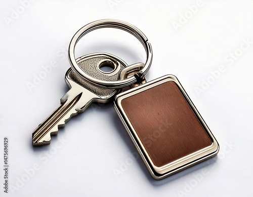 Keychain at white background