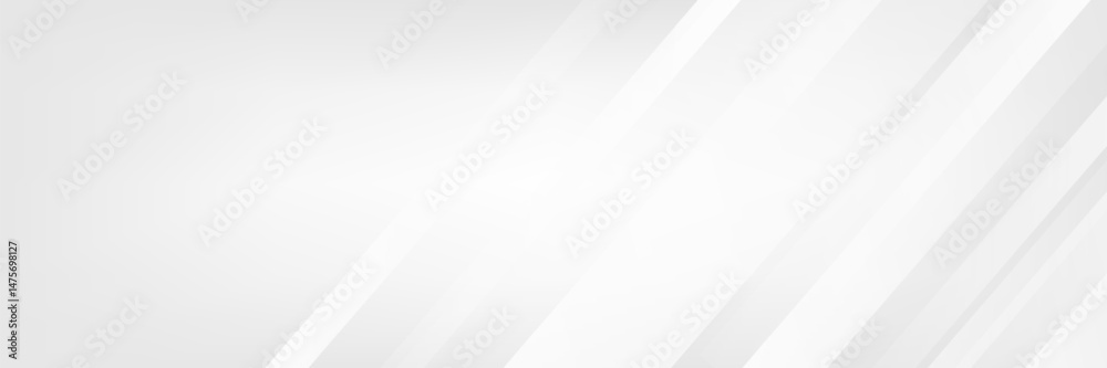 Diagonal grey gradient lines background. Abstract silver stripes wallpaper. Abstract gray tech backdrop. Oblique gris texture for graphic design, poster, banner, flyer, brochure, presentation. Vector
