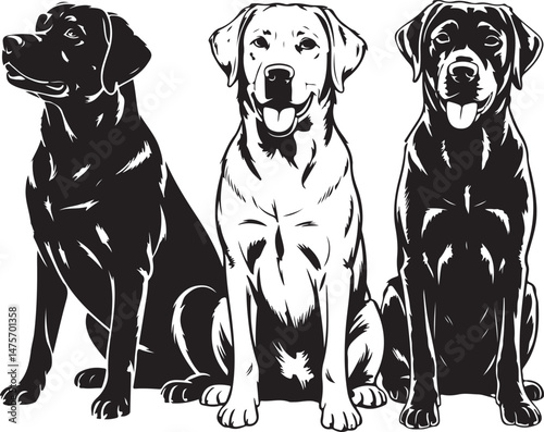 Loyal Dog Sitting Silhouette

Playful Puppy Running Vector

Dog with Paw Up Silhouette Scene

Alert Guard Dog Vector Design

Dog and Owner Walking Silhouette