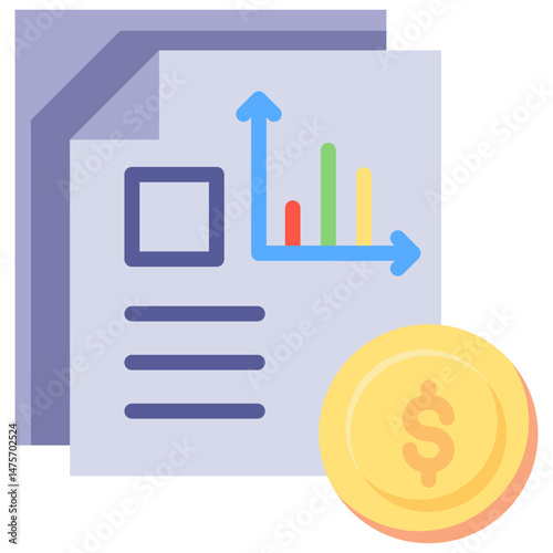 Financial Report Icon