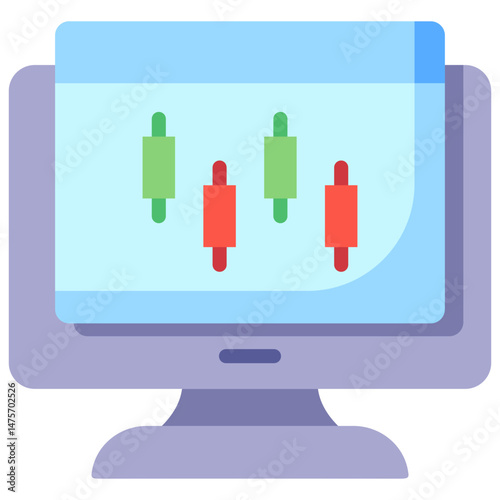 Stock Monitor Icon