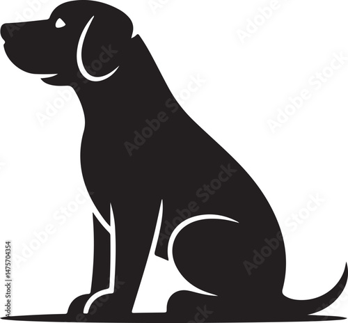 dog silhouette, puppy silhouette, pet silhouette, dog art, dog clipart, dog cut file, pet cut file, dog vector, puppy clipart, dog outline, dog svg, pet svg, dog lover gift, dog digital art,