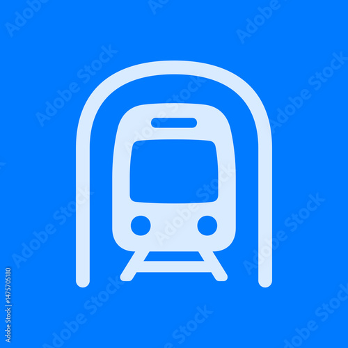 Filled Tram in Tunnel