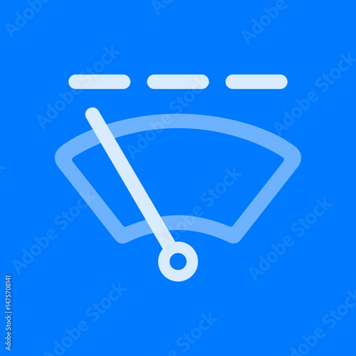 Windshield Front Wiper Intermittent Icon