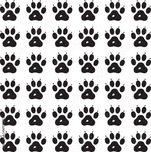 A striking black silhouette of a dog with a long tail sniffing the ground. It captures the simple, 
yet powerful, beauty of canine companionship. 