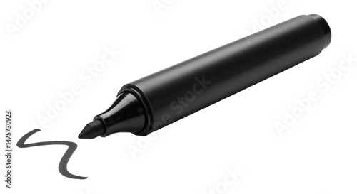 Black Marker, Sharpie, Pen, Writing Tool, Drawing Marker, Fine Liner, Office Supply, Stationery, Black Pen, Marker Pen, Writing Instrument photo