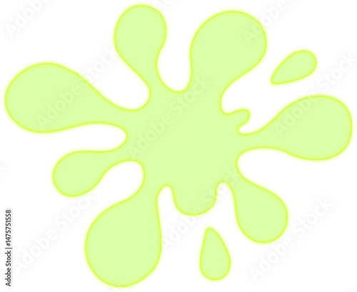 Radial petal-like pattern made of fluid lines forming a soft flower silhouette with layered sprays.
