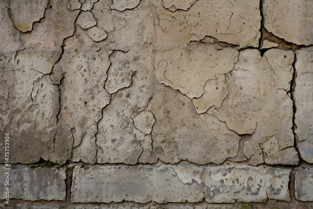 Fototapeta premium Texture of old weathered concrete wall