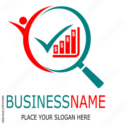 Business consulting logo icon graphic design Vector