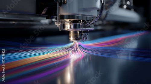 Multicolored Strands Dispensing Machine