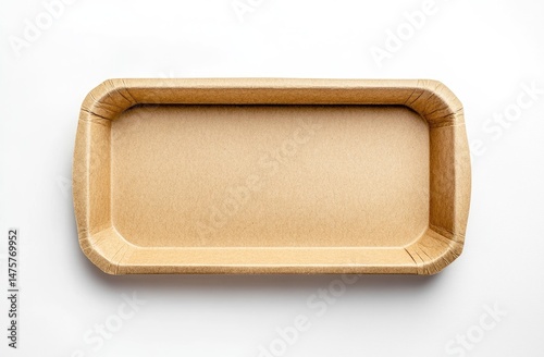 Wallpaper Mural Rectangular, light-brown, disposable food tray Torontodigital.ca
