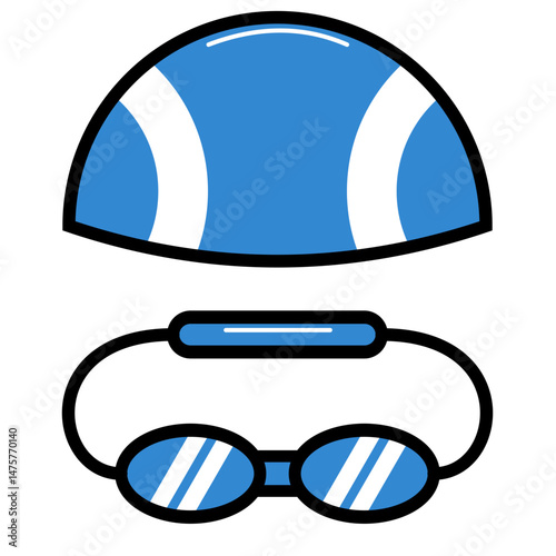 Swiming goggles icon