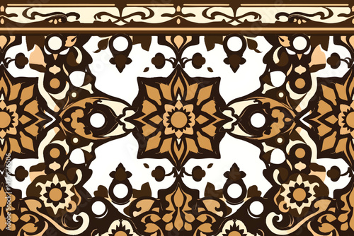 Vector pattern for a variety of graphics, ornate Gulf Arab shapes, heritage embroidery, colorful shapes, decorations, vector illustrator