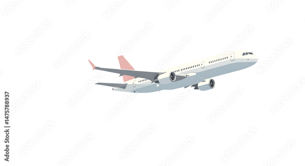 Obraz premium airplane isolated on white background