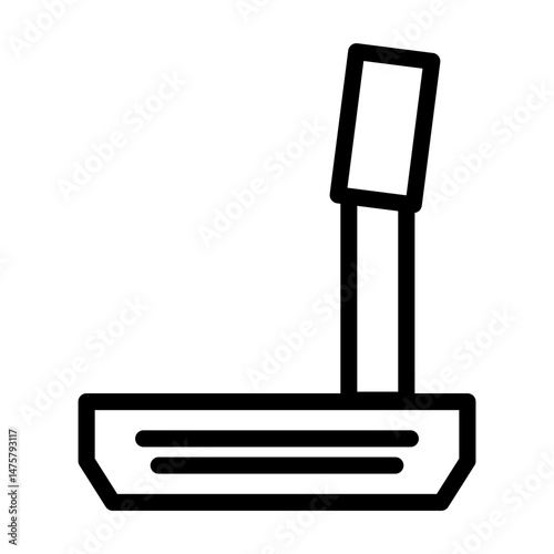 putter Line Icon
