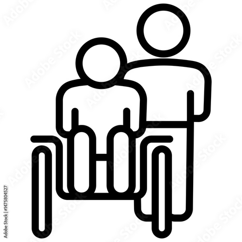 Caregiver Outline Icon
