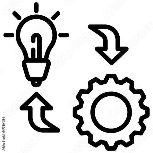 Implementation Outline Icon