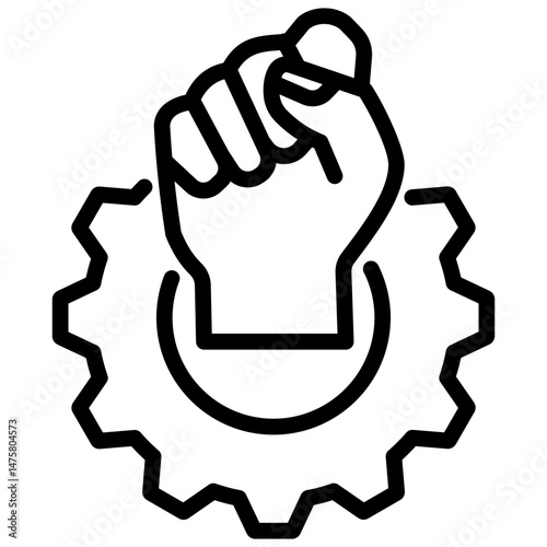 Assertiveness Outline Icon