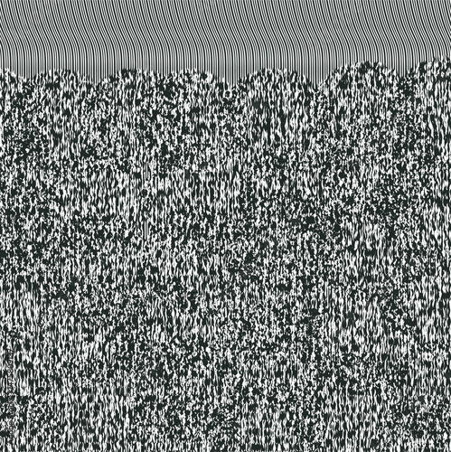 Noisy surface or texture with striped top.