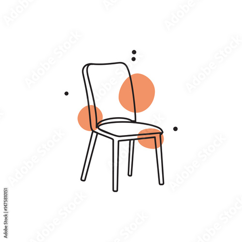 Modern chair design minimalist style simple elegant home decor perfect for your interior projects