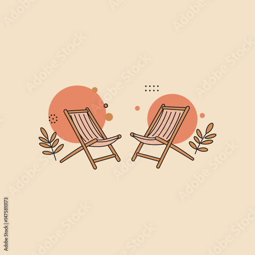Relaxing beach chairs summer vibes peaceful escape ultimate tranquility