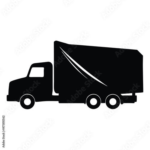 truck driver element isolated tarp sheet on white background 