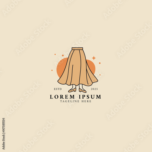  Elegant long skirt design stylish apparel fashion icon minimal aesthetic