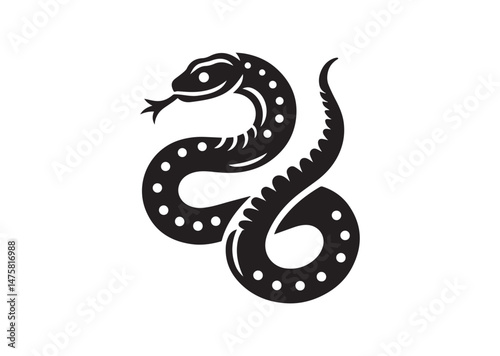 Snake Silhouette Vector