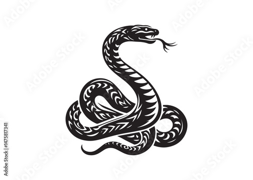 Snake Silhouette Vector