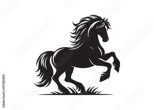 Morgan Horse Silhouette Vector