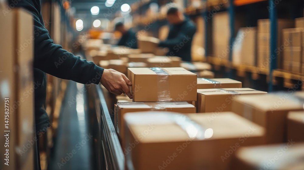 A shot of a team managing inventory distribution using a digital platform, Logistics, Organized and techdriven