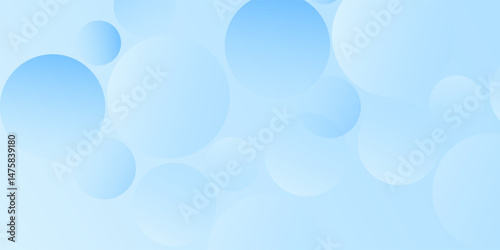 Modern geometric background gradient soft light blue bokeh for Graphic Business background hitech technology abstract